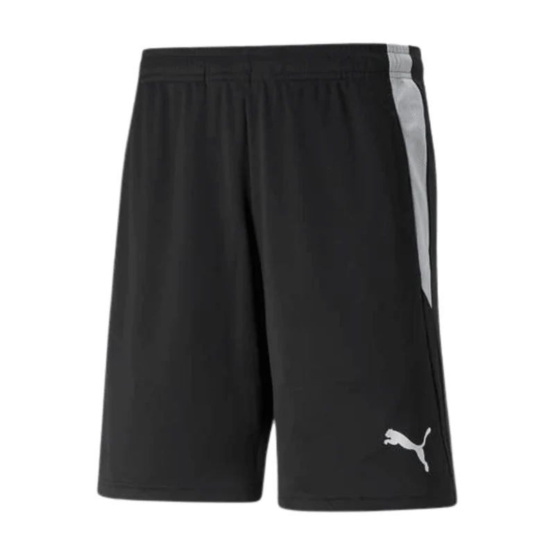 Puma teamLIGA Schiedsrichter Shorts Herren schwarz weiß