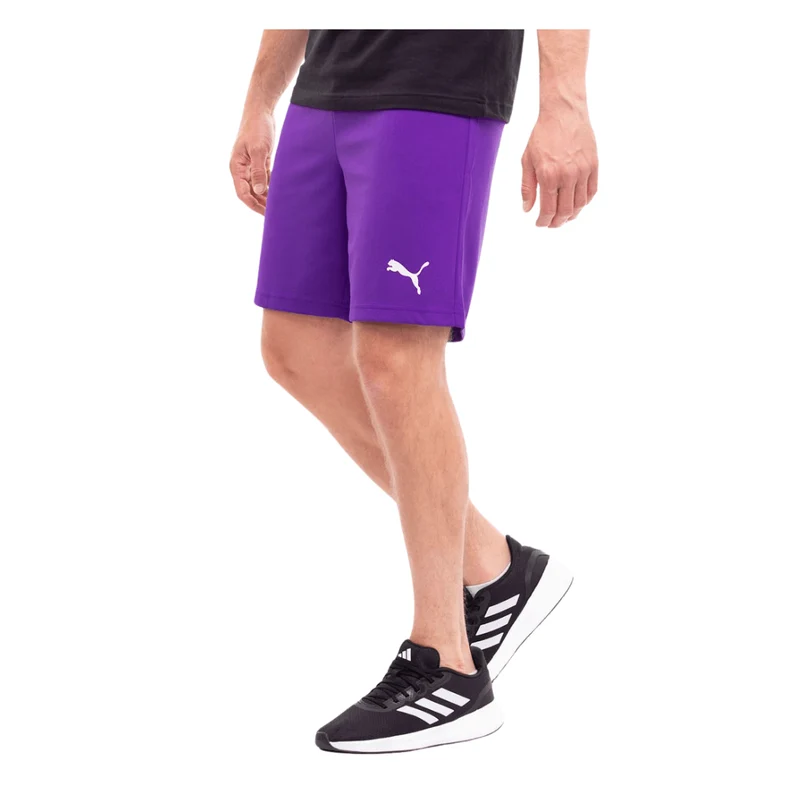 Puma Fußball teamRISE Shorts Herren lila weiß L