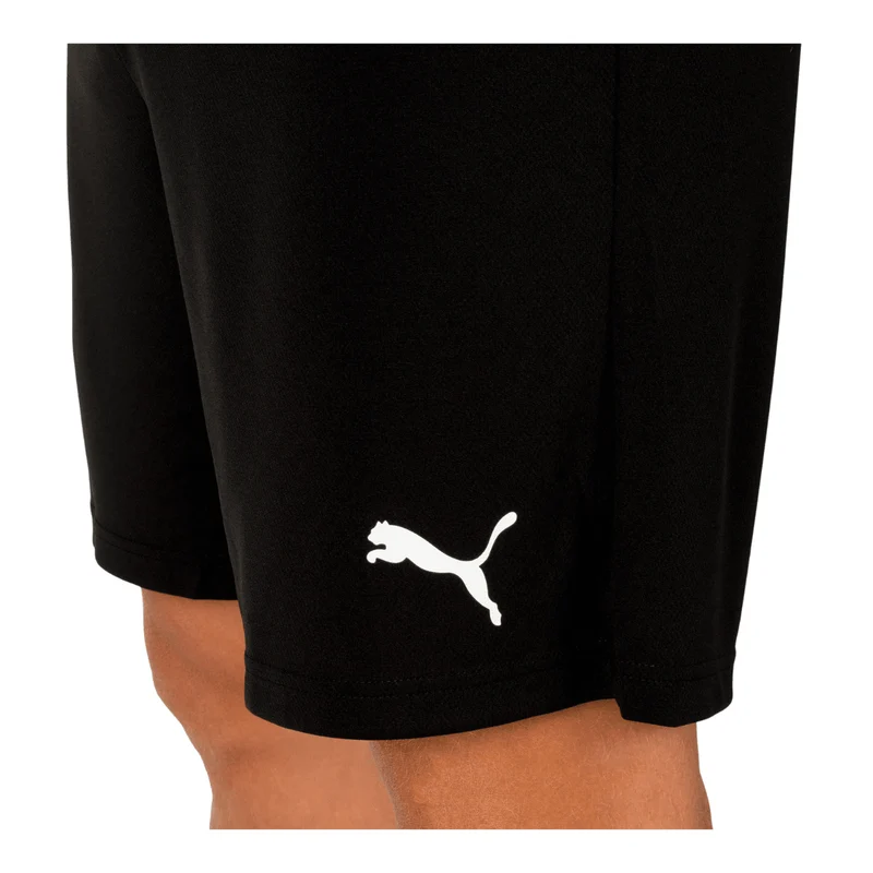 Puma Fußball teamRISE Shorts Herren schwarz weiß