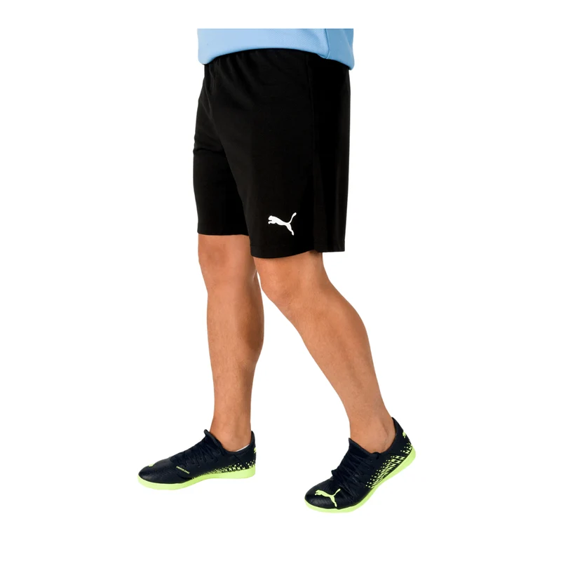 Puma Fußball teamRISE Shorts Herren schwarz weiß