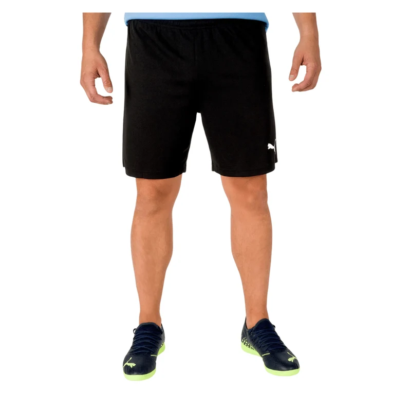 Puma Fußball teamRISE Shorts Herren schwarz weiß