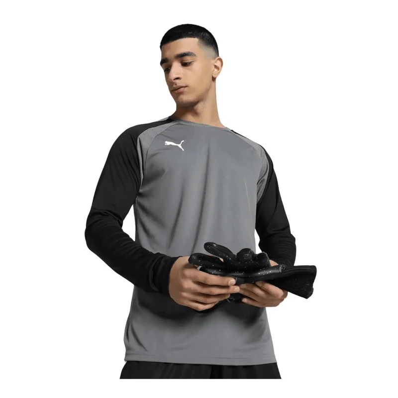 Puma teamPACER Torwarttrikot Langarm Herren - grau/schwarz