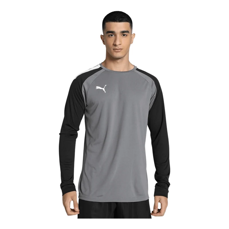 Puma teamPACER Torwarttrikot Langarm Herren - grau/schwarz