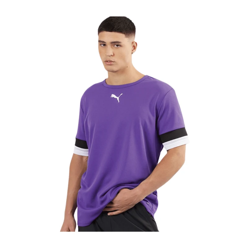 Puma Fußball teamRISE Trikot Herren lila schwarz weiß