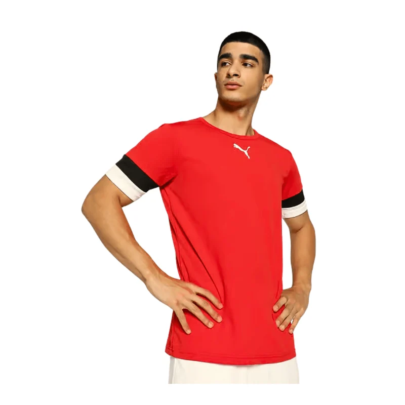 Puma Fußball teamRISE Trikot Herren rot schwarz weiß