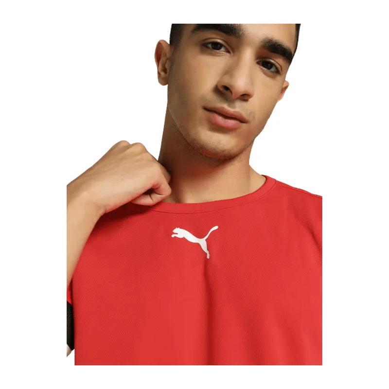 Puma Fußball teamRISE Trikot Herren rot schwarz weiß