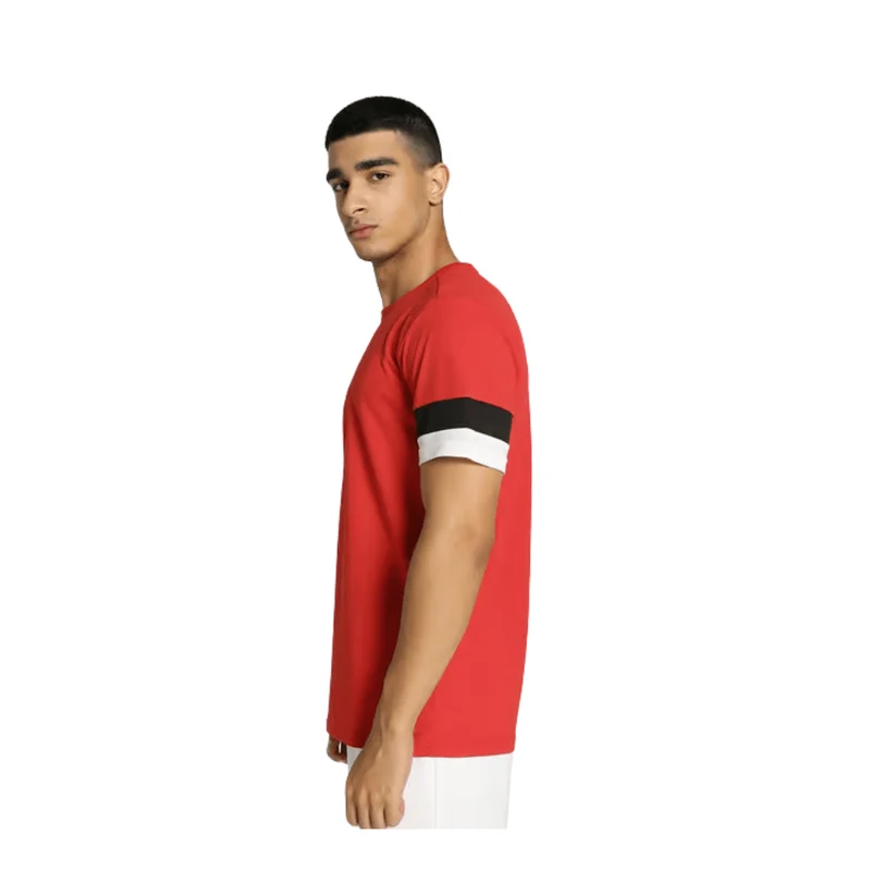 Puma Fußball teamRISE Trikot Herren rot schwarz weiß