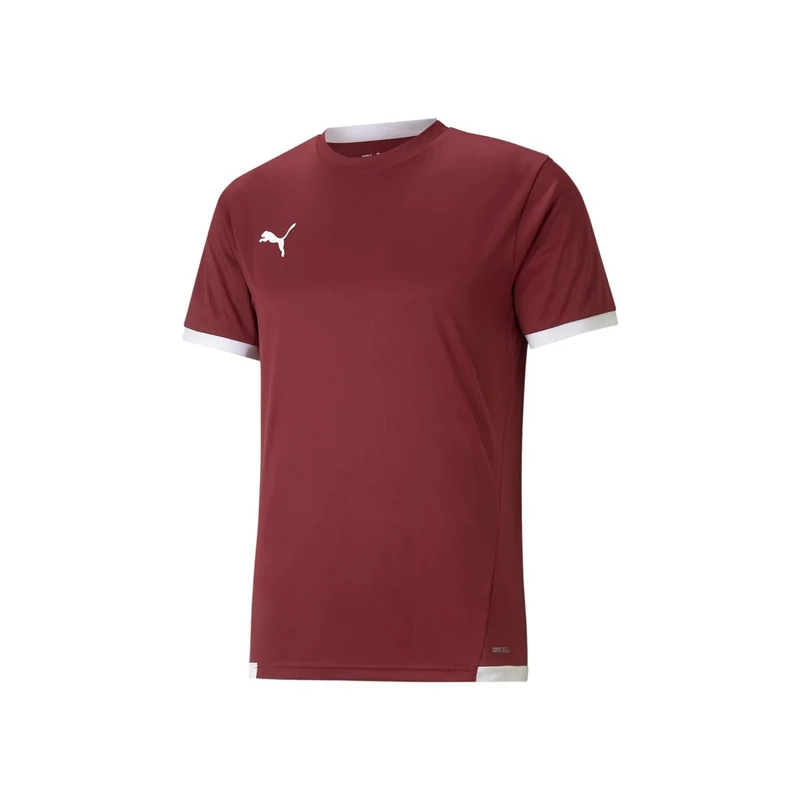 Puma teamLIGA Trikot Herren dunkelrot weiß