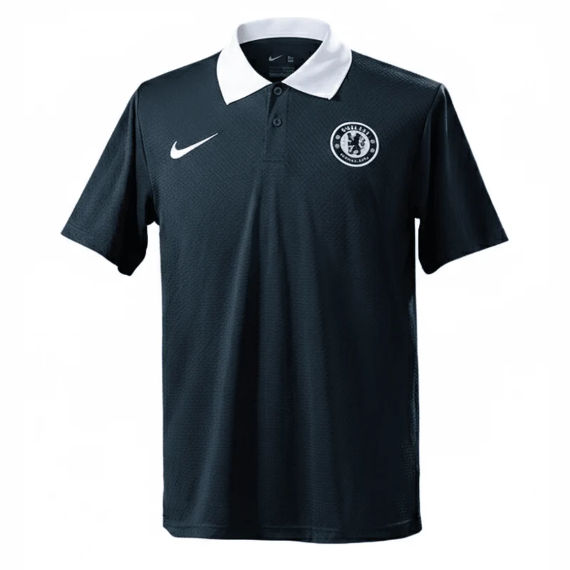 Chelsea Polohemd 25/26 Fan-version Herren Schwarz