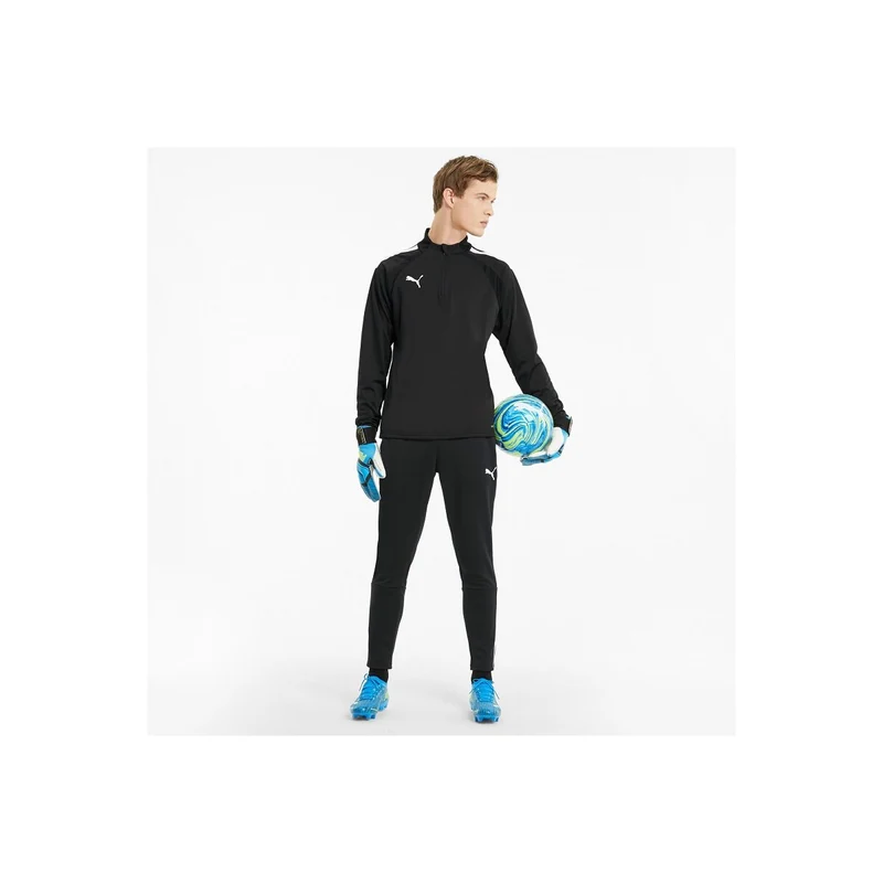 Puma teamLIGA Trainingshose Herren - schwarz/weiß