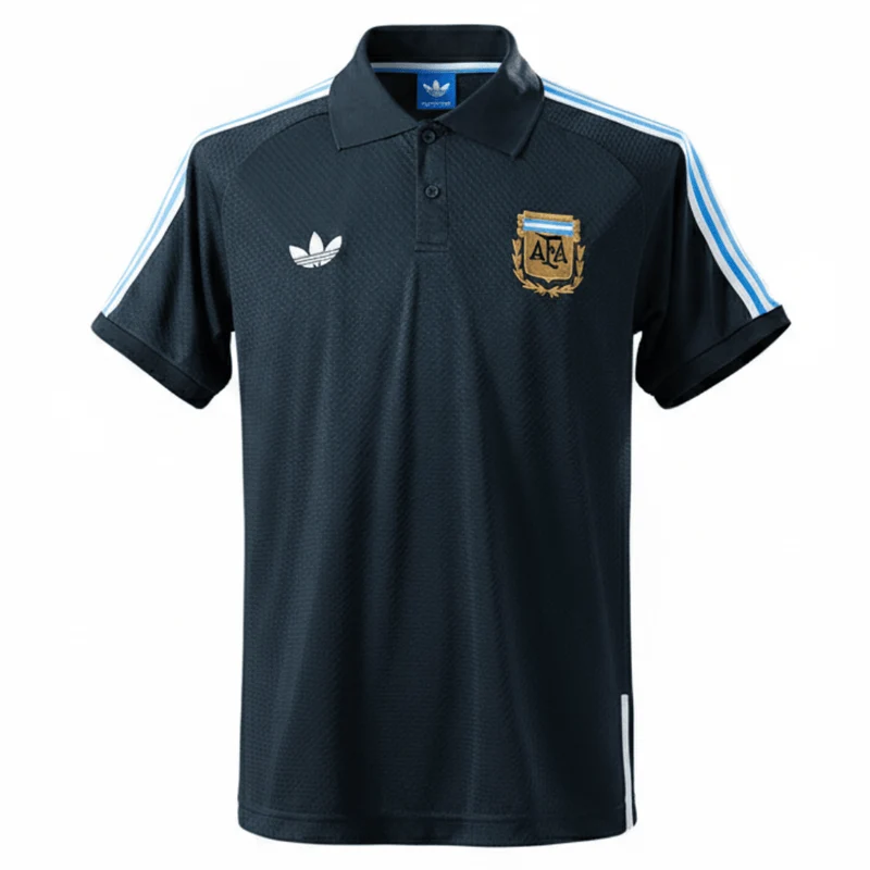 Argentinien Polohemd 25/26 Fan-version Herren Dunkelgrau