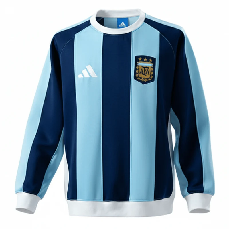 Argentinien Sweatshirt 25/26 Herren Dunkelblau & Hellblau