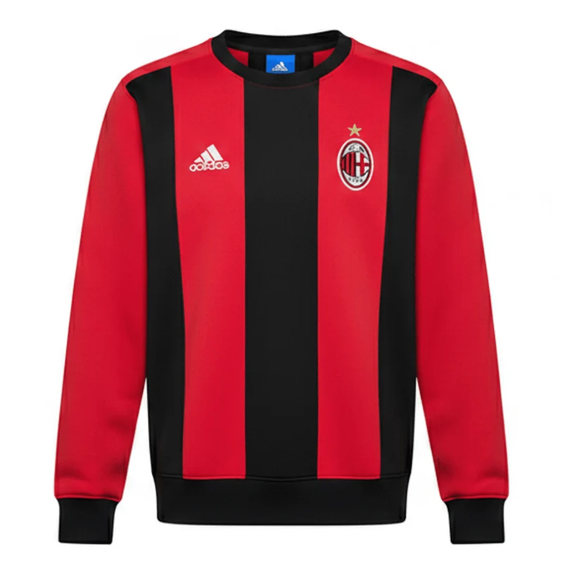 AC Milan Sweatshirt 25/26 Herren Rot & Schwarz