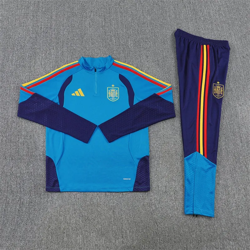 Spanien Trainingsanzug 26/27 Herren Jacke und Hose Hellblau