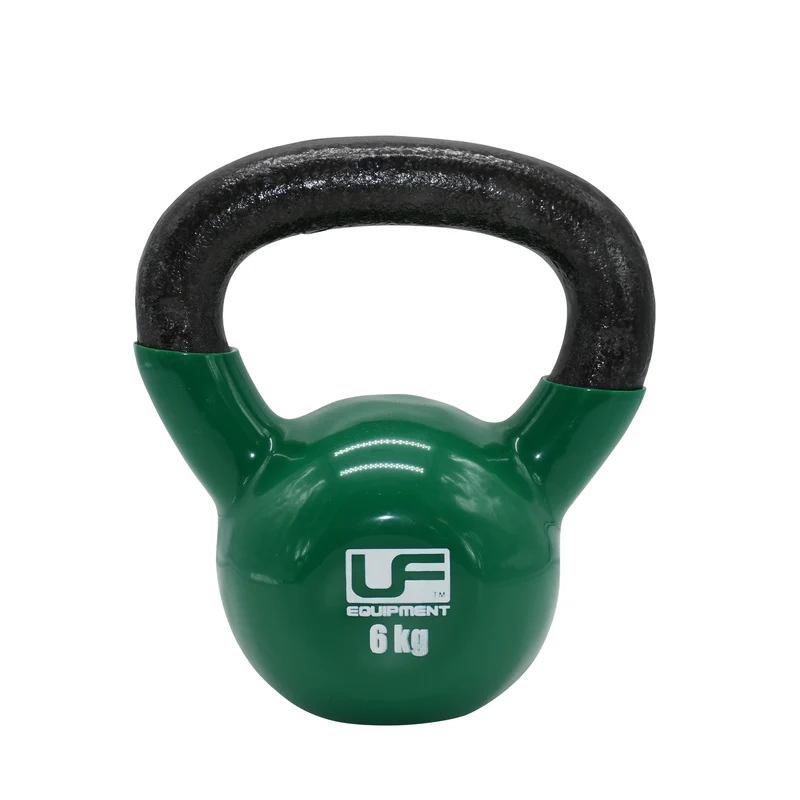 Vinyl Coated Cast Iron Kettlebell - 6KG