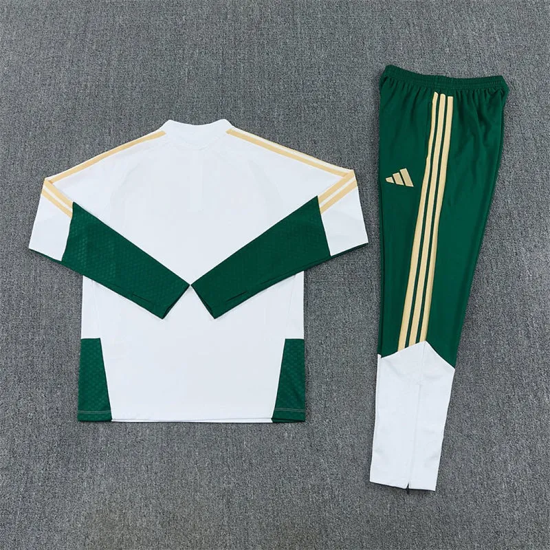 Italien Trainingsanzug 26/27 Herren Jacke Weiß und Hose Grün