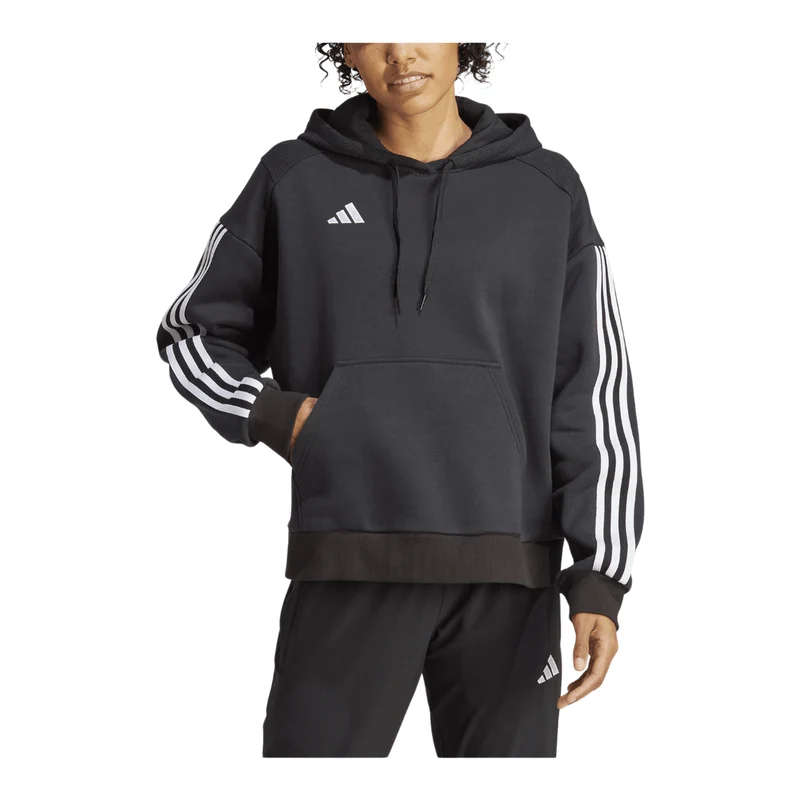 Adidas Tiro 23 Competition Cotton Hoodie Damen schwarz