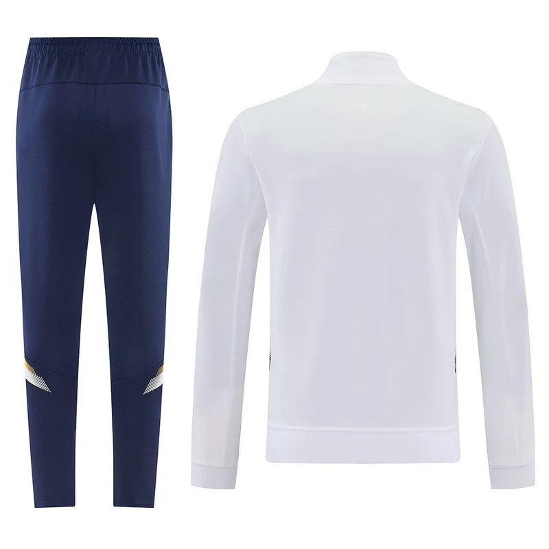 Nike Trainingsanzug Jacke Weiß und Hose Marineblau Herren