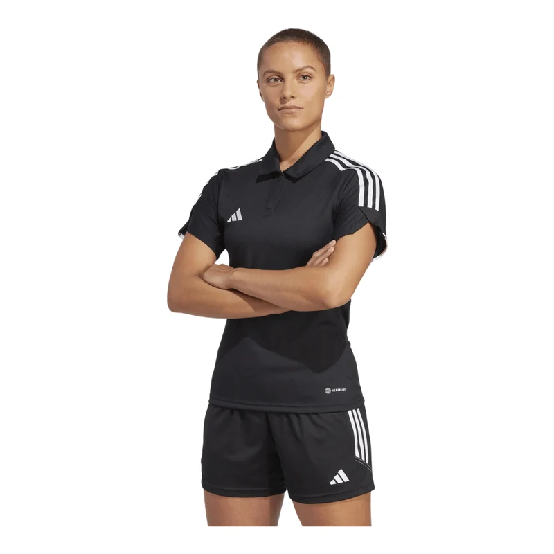 Adidas Damen Polo Tiro 23 League - Schwarz