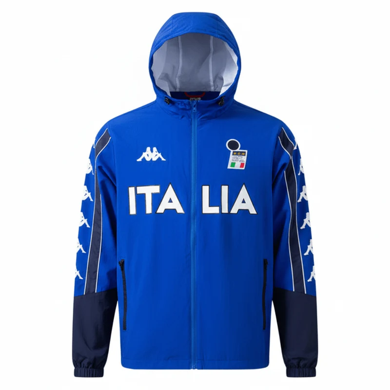 Italien Jacke Retro Herren Blau