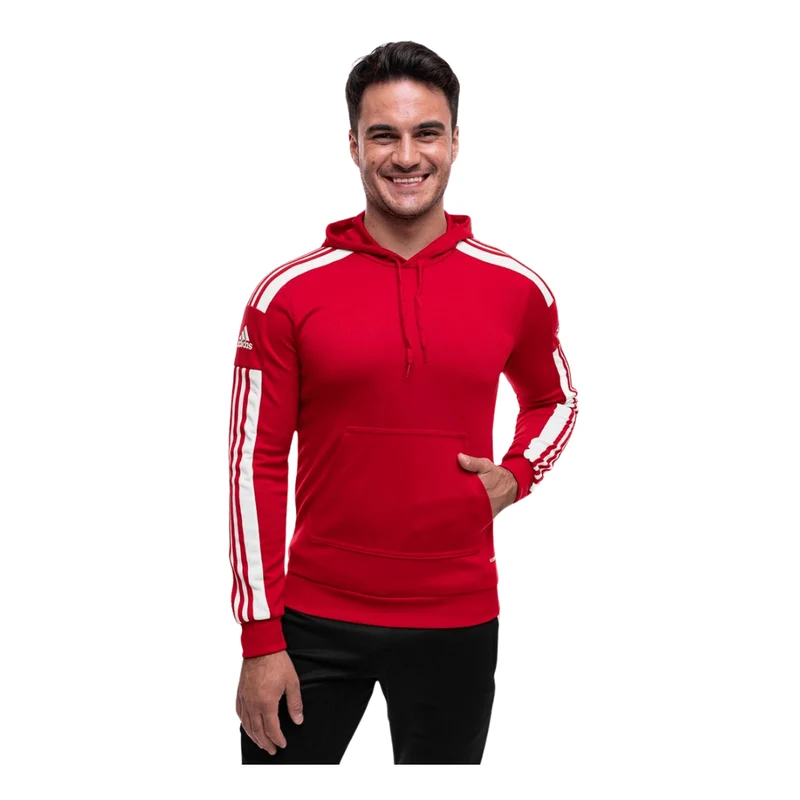 Adidas Squadra 21 Hoodie Herren - rot/weiß