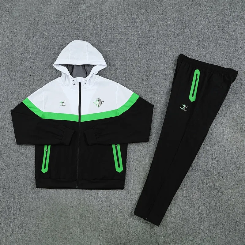 Real Betis Trainingsanzug 25/26 Windjacke und Hose Herren