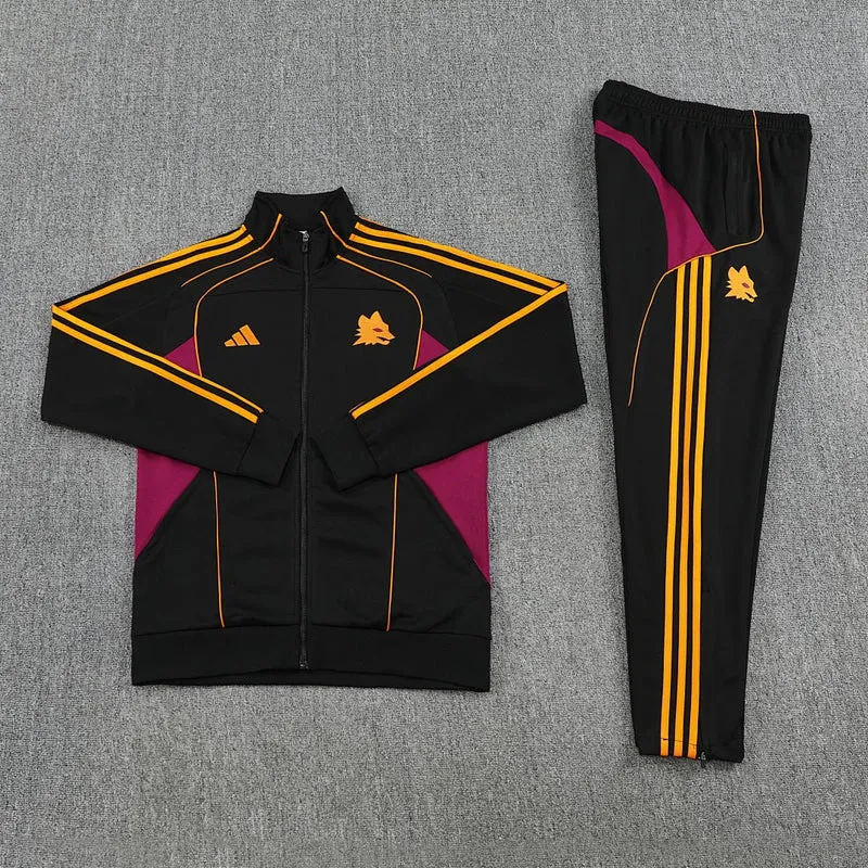 Roma Trainingsanzug 25/26 Jacke und Hose Herren Schwarz
