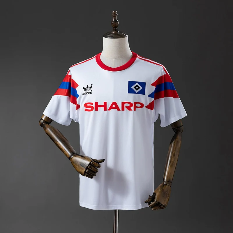 Hamburger SV Heimtrikot 1990/91 Herren Fantrikot (Retro)