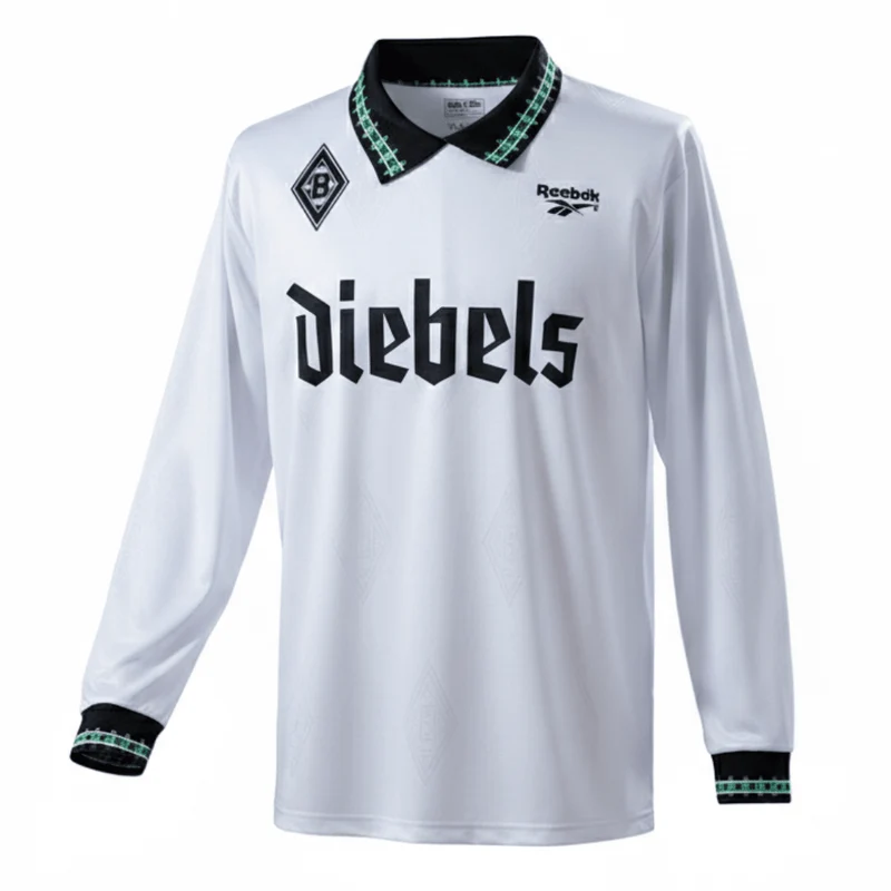 Borussia Monchengladbach Heimtrikot Langarm 95/96 Herren Fan-Version (Retro)