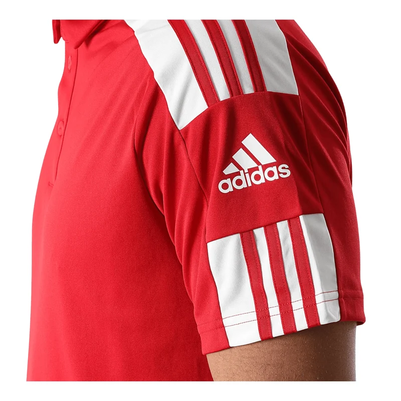 Adidas Squadra 21 Poloshirt Herren - rot/weiß