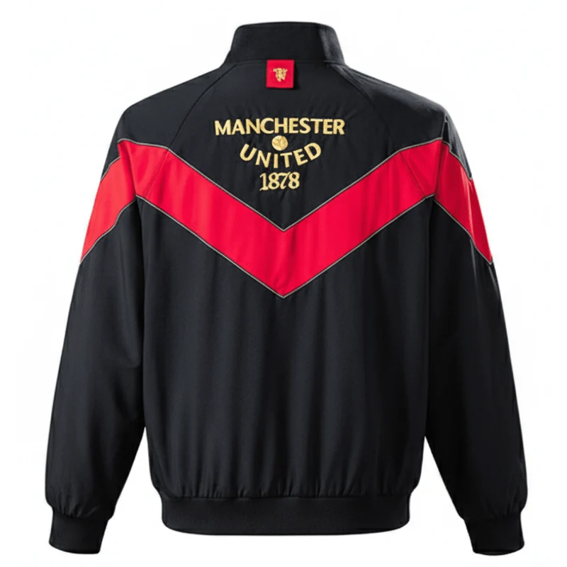 Manchester United Jacke 2006/07 Herren (Retro) Schwarz