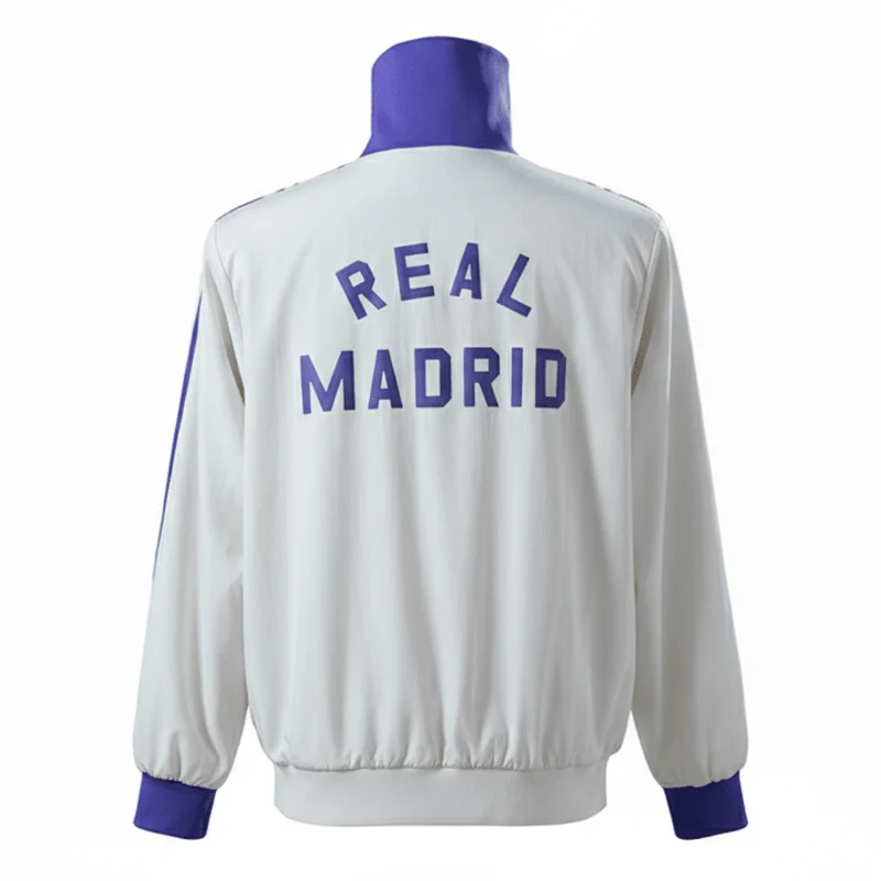 Real Madrid Jacke 25/26 Herren Weiß & Lila
