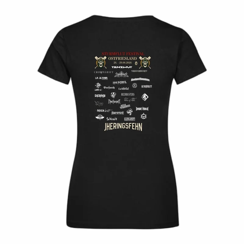 Sturmflut – Offizielles Line-Up Damenshirt