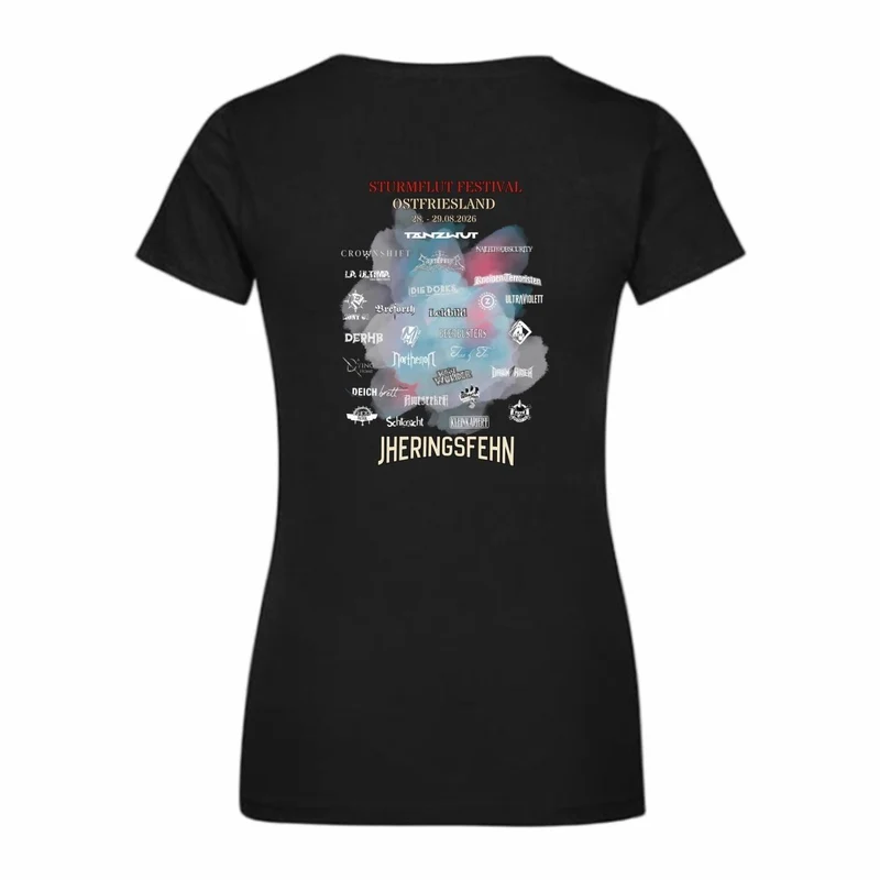 Sturmflut – Offizielles Line-Up Damenshirt