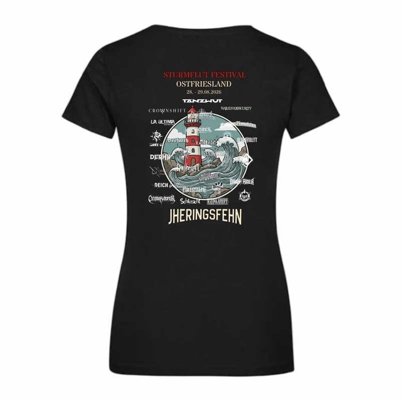 Sturmflut – Offizielles Line-Up Damenshirt