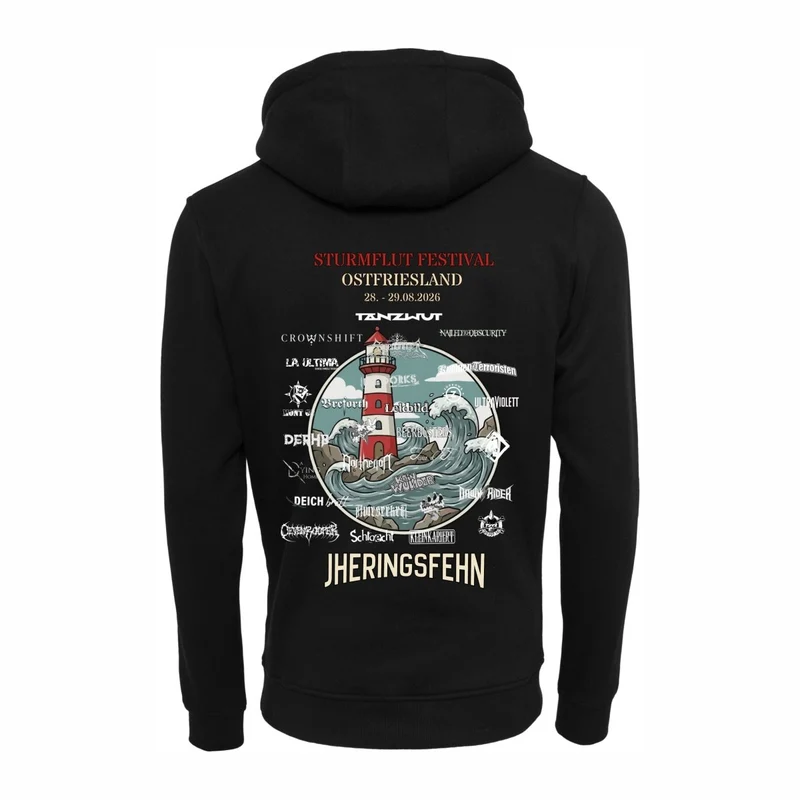 Sturmflut – Offizielles Line-Up Kapuzenjacke (Unisex)