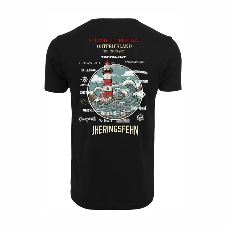 Sturmflut – Offizielles Line-Up T-Shirt (Unisex)