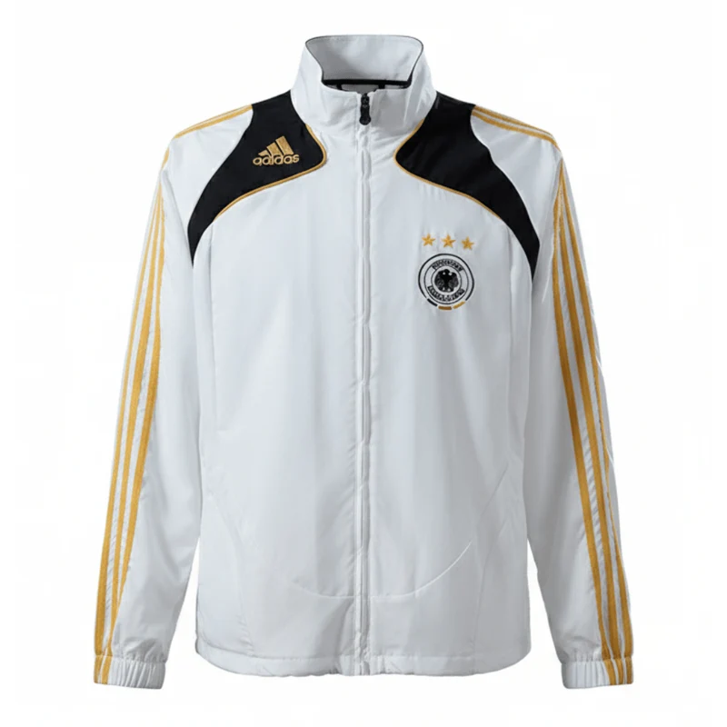 Deutschland Jacke 2008/2009 Weiß Herren (Retro)