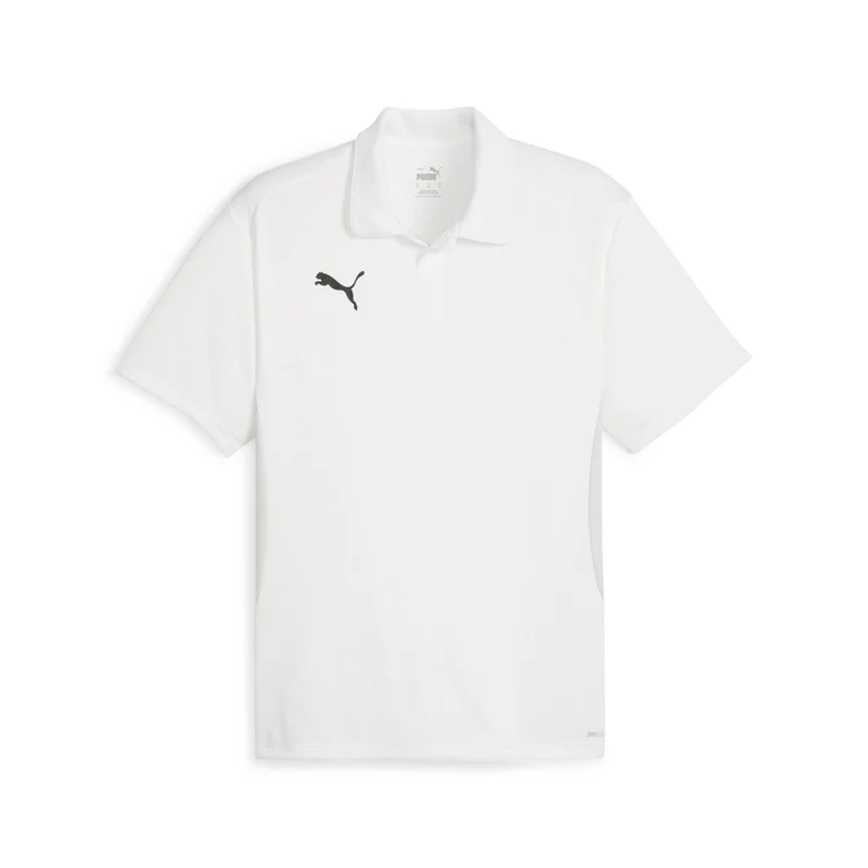 Puma teamGOAL Poloshirt Herren weiß schwarz
