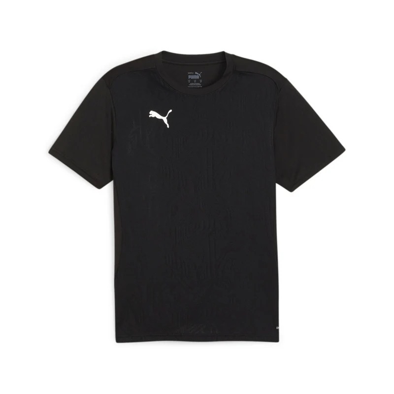 Puma teamFINAL Trainingstrikot Herren schwarz silber