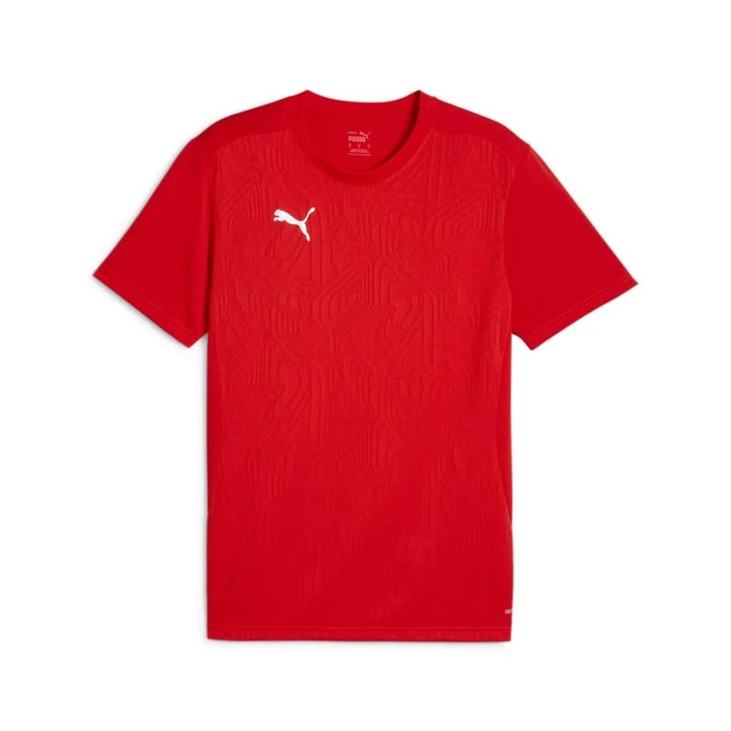 Puma teamFINAL Trainingstrikot Herren rot silber