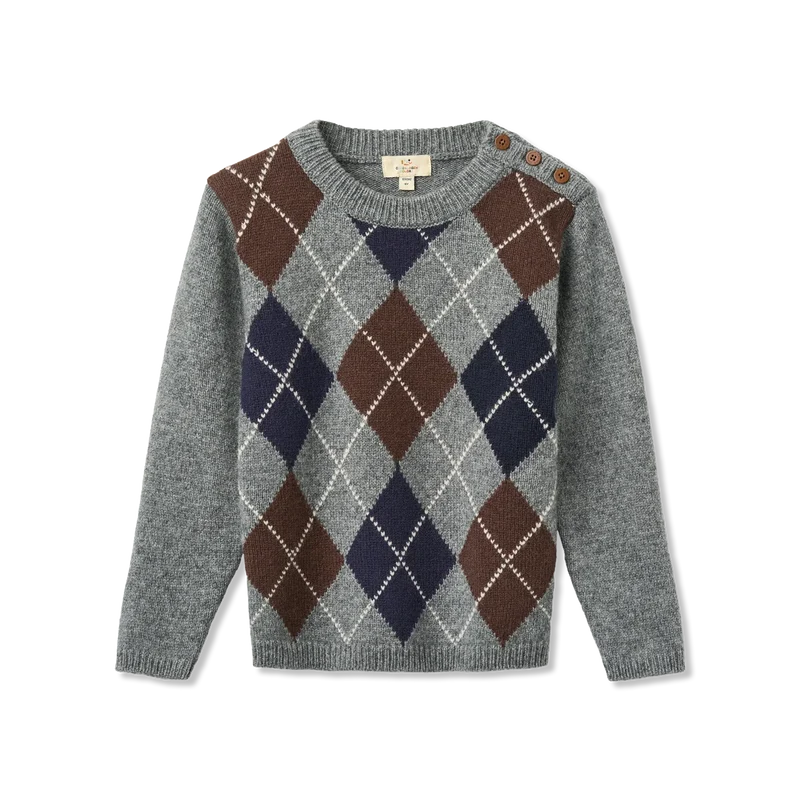 Argyle Bluse