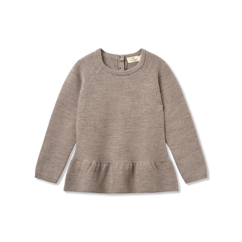 Merino Bluse