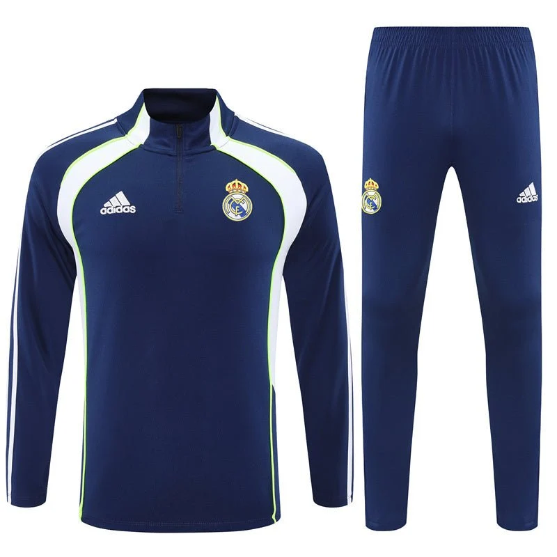 Real Madrid Trainingsanzug 25/26 Herren Jacke und Hose Dunkelblau