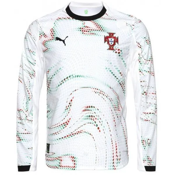 Portugal Auswärtstrikot 25/26 mit langen Ärmeln – Herren-Fanversion