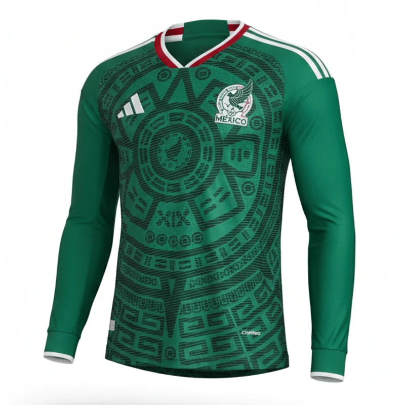Mexiko Langarm Heimtrikot 25/26 Herren Spieler-Version