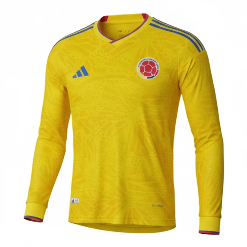 Kolumbien Langarm Heimtrikot 2026/27 Herren Spieler-Version Gelb