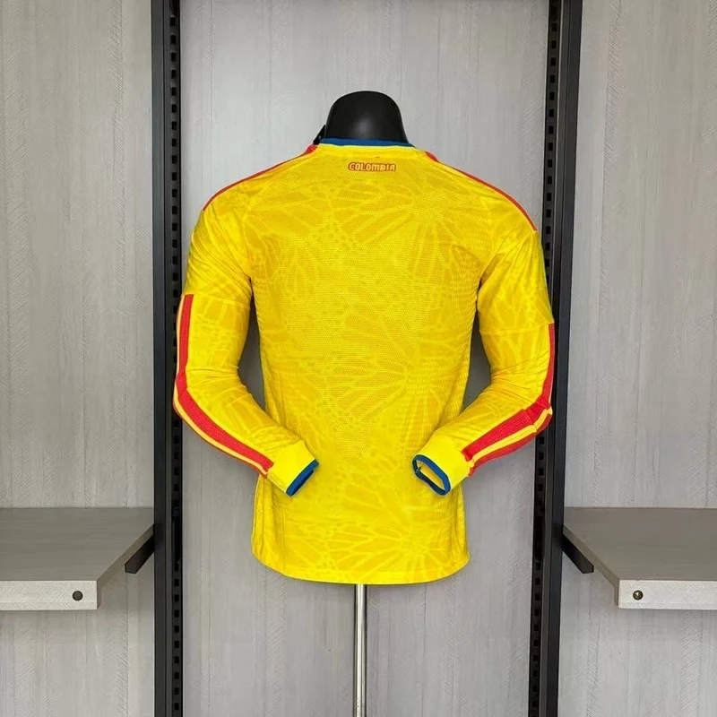 Kolumbien Langarm Heimtrikot 2026/27 Herren Spieler-Version Gelb