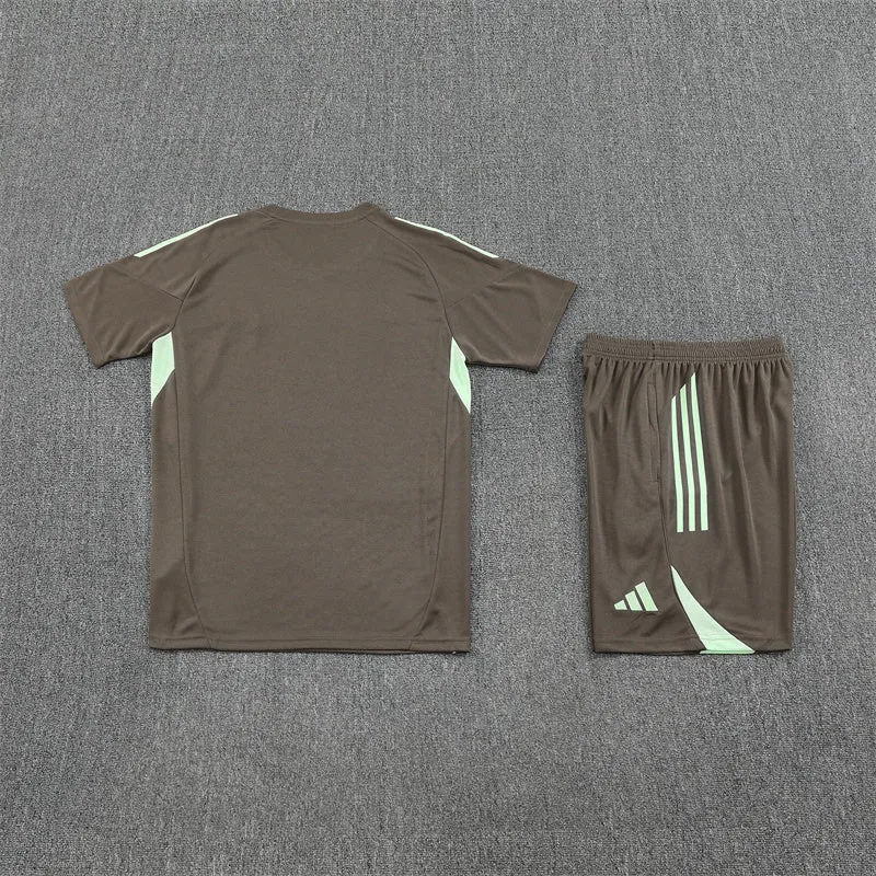 Real Madrid Trainingsset 25/26 Trikot und Shorts Dunkelgrau
