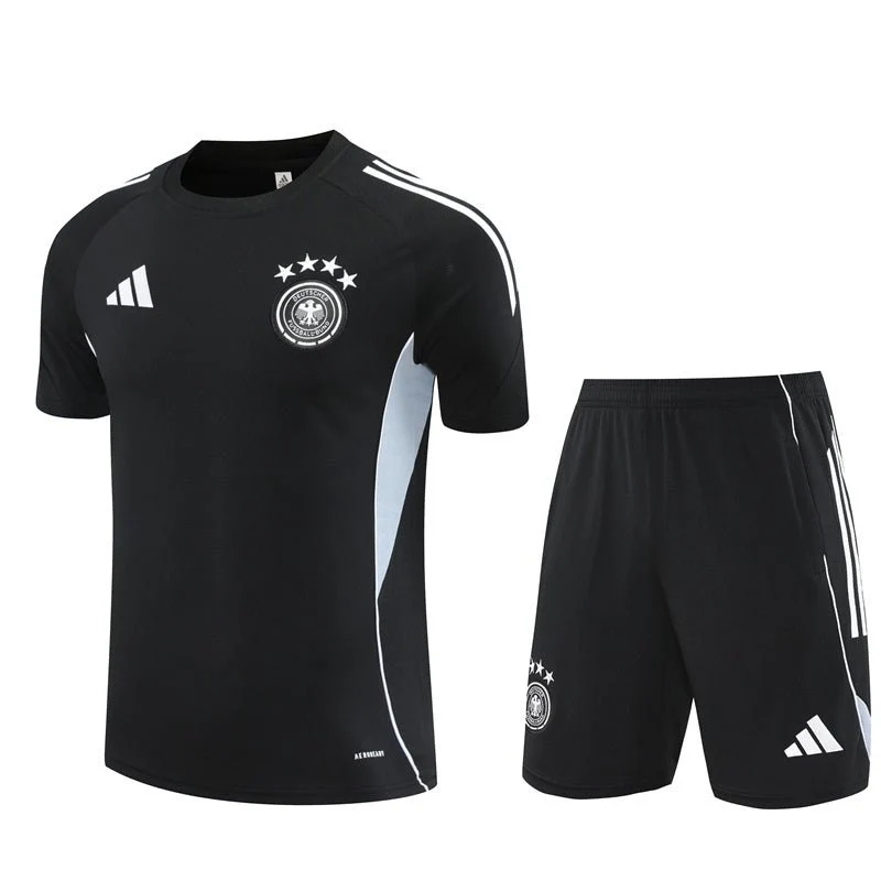 Deutschland Trainingsset 25/26 Trikot und Shorts Schwarz